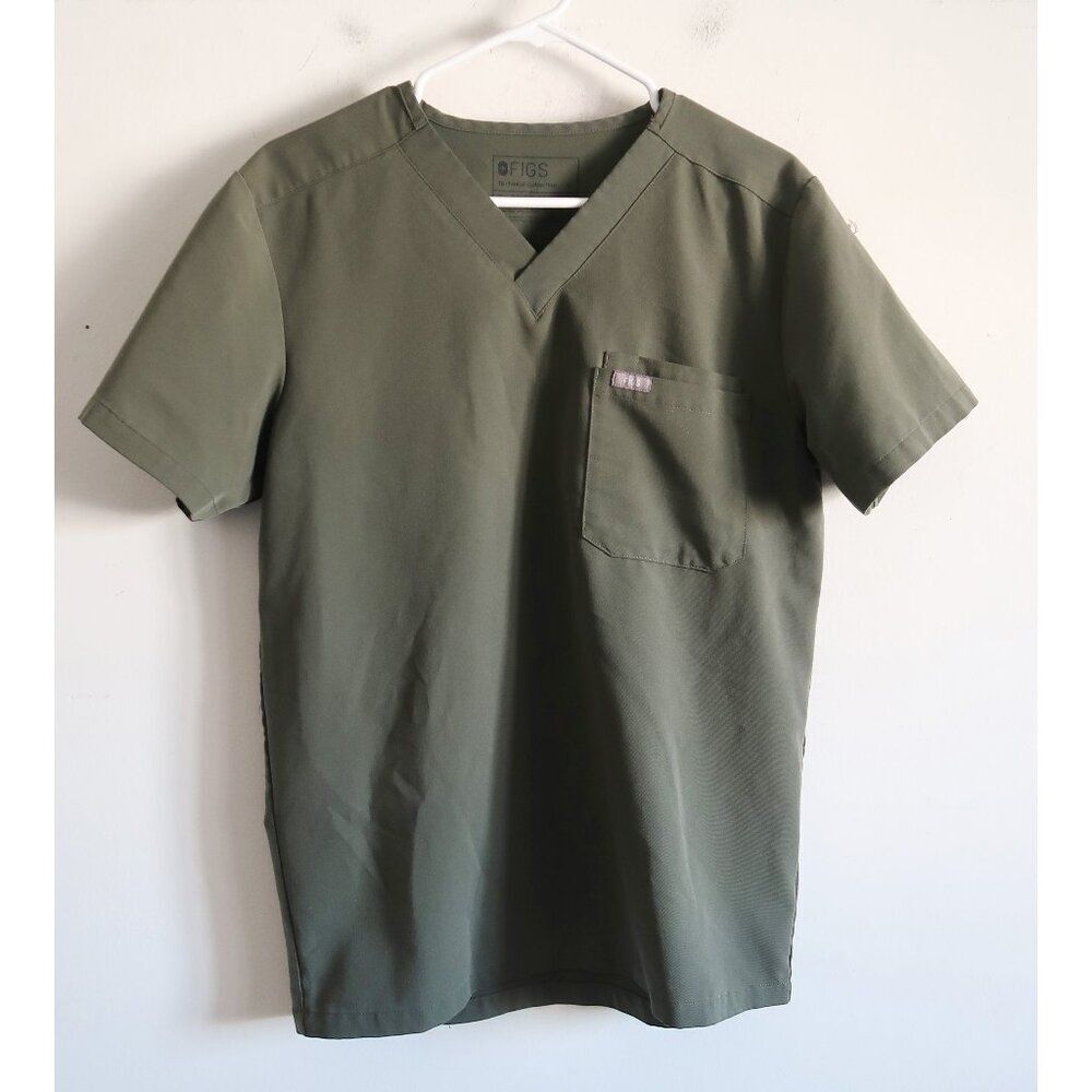 Forest Green FIGS Technical Collection Top - Size Small